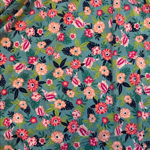 Lands' End 2x 20w-22w Floral Mini Dress - Picture 2 of 8